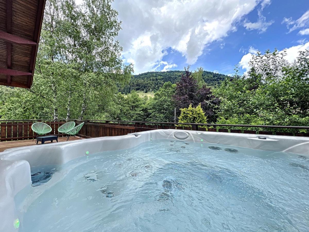 Les Cimes Blanches Cledicihome Chalet 10 Pers Spa & Grand Terrain 4 Minutes Des Pistes La Bresse Exterior photo
